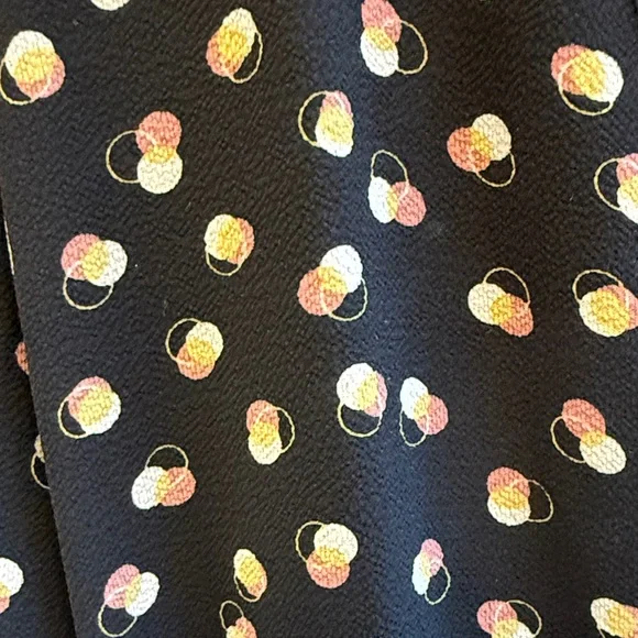 Max Studio Black Polka Dot Wrap Dress - Picture 4 of 4